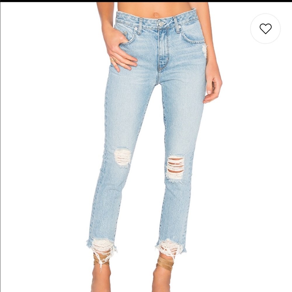 Lovers + Friends High-Rise Tapered Jean